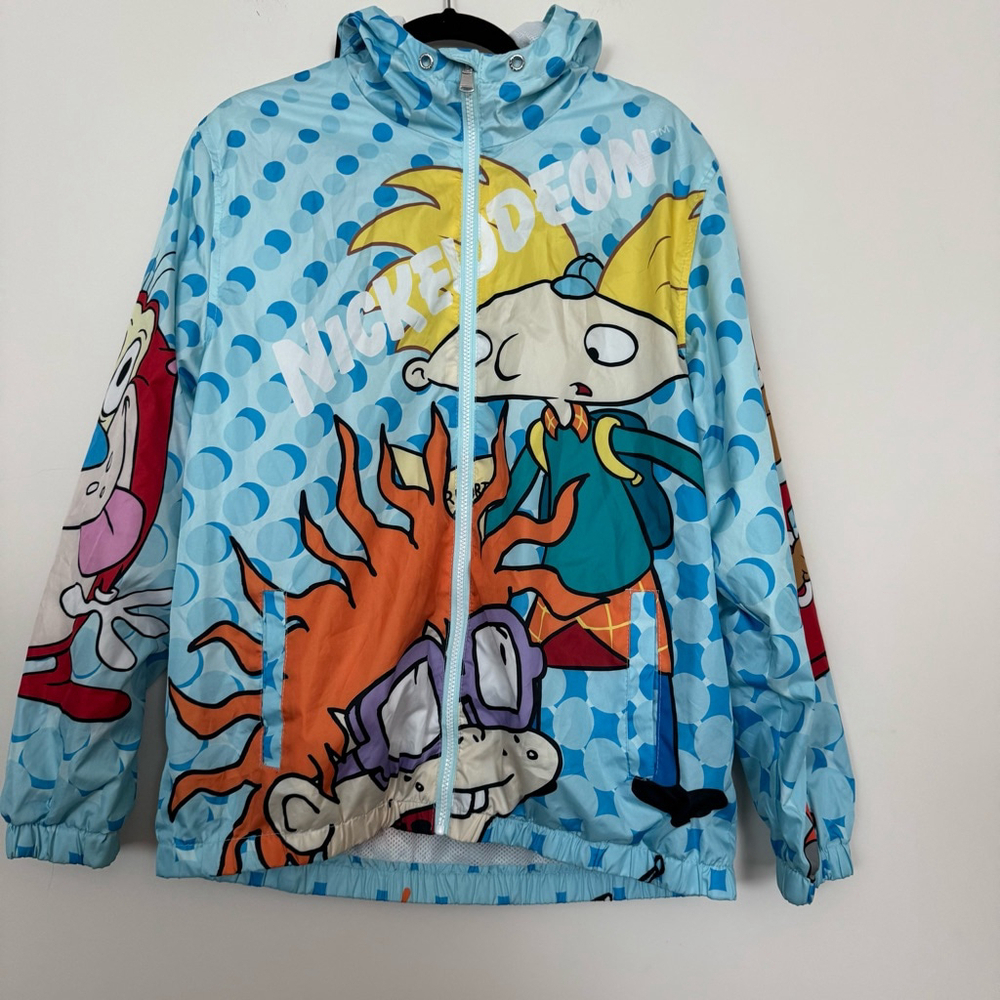 Members Only x Nickelodeon Jacket Size L Blue